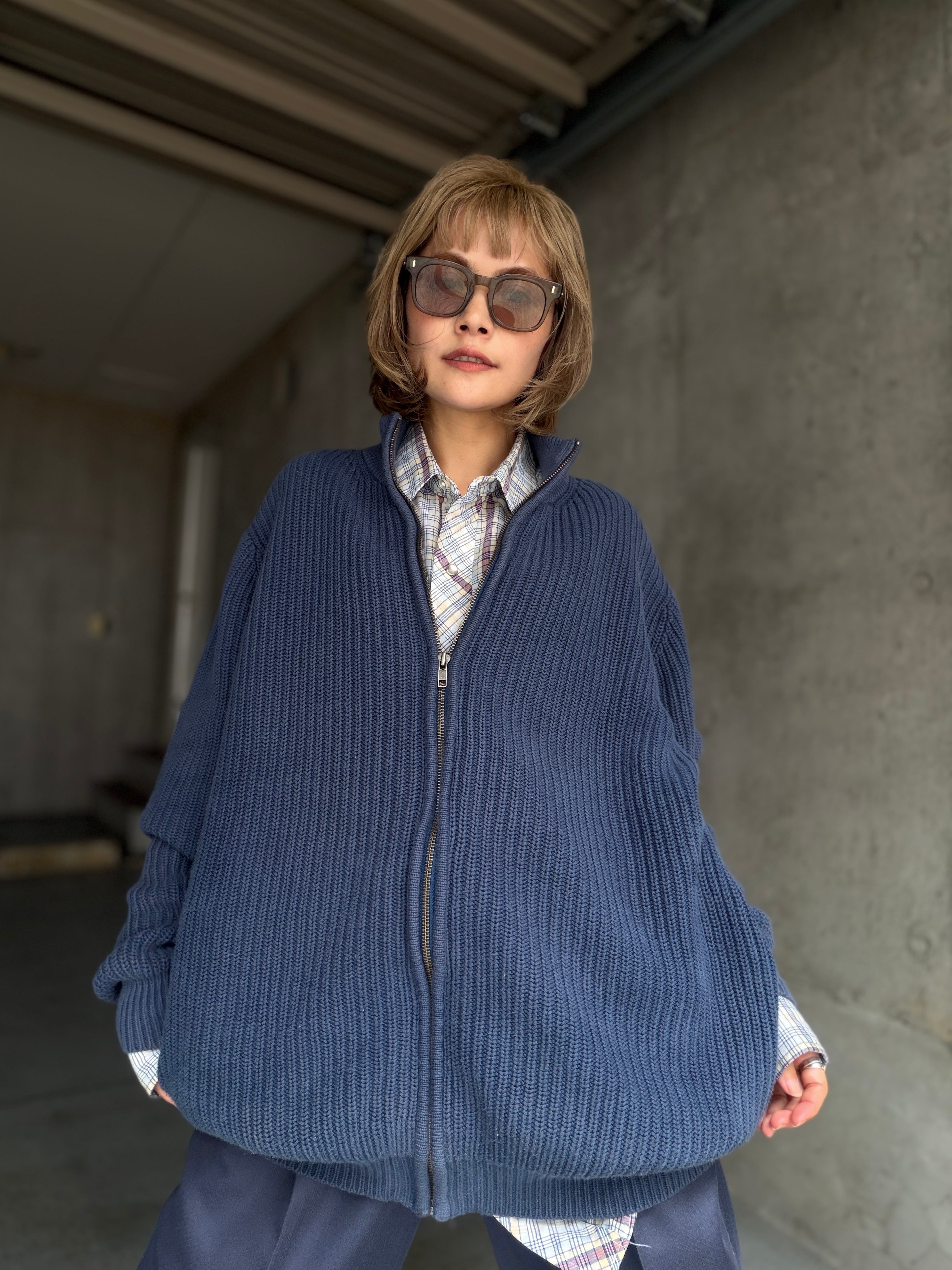 (KN624)90's-00's L.L.Bean driver’s knit