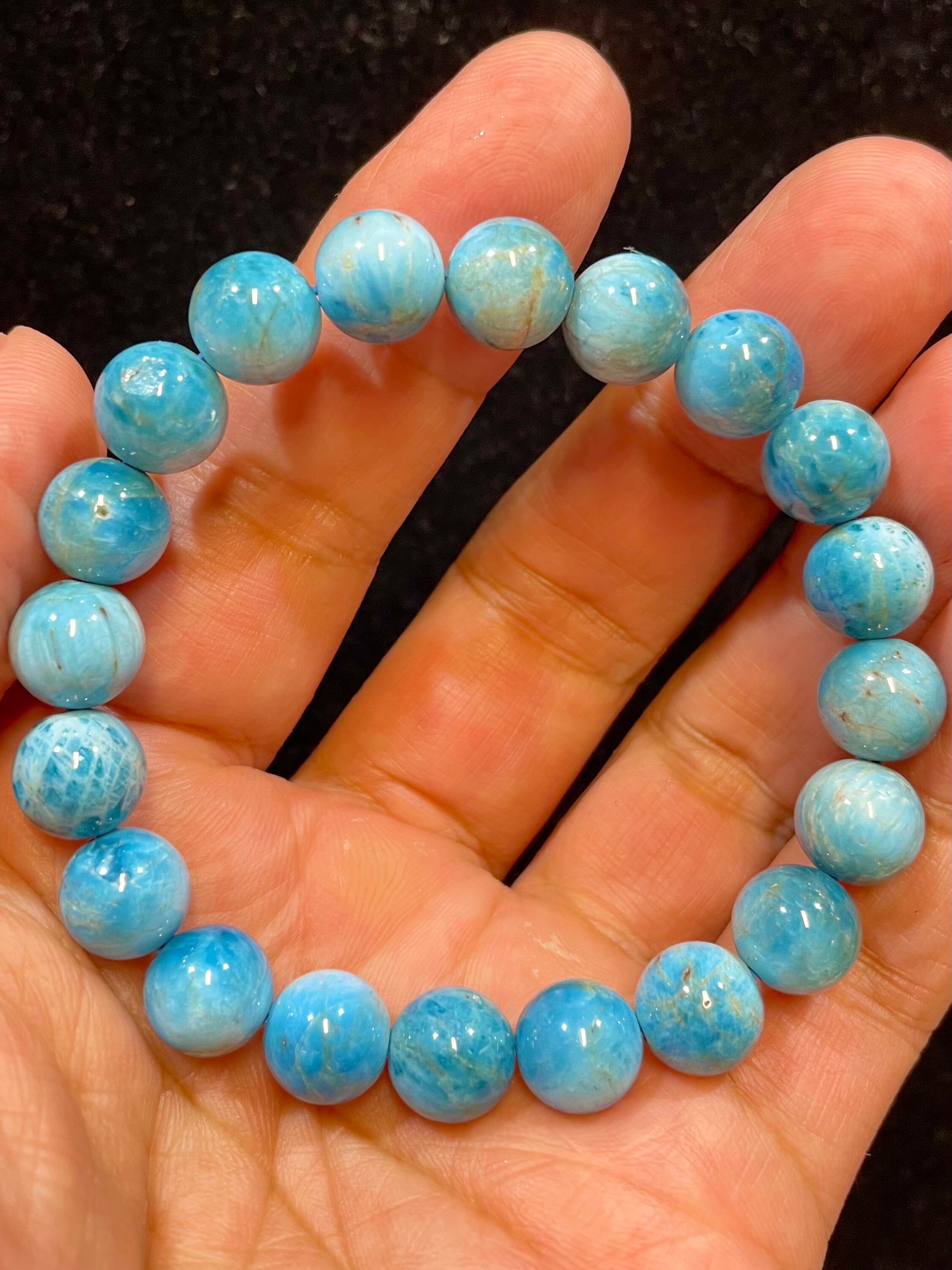 なんと！4000円引き【星の静かな波紋】ブルーアパタイト 天然石ブレスレット なんと！4000円引き【星の静かな波紋】ブルーアパタイト 天然石