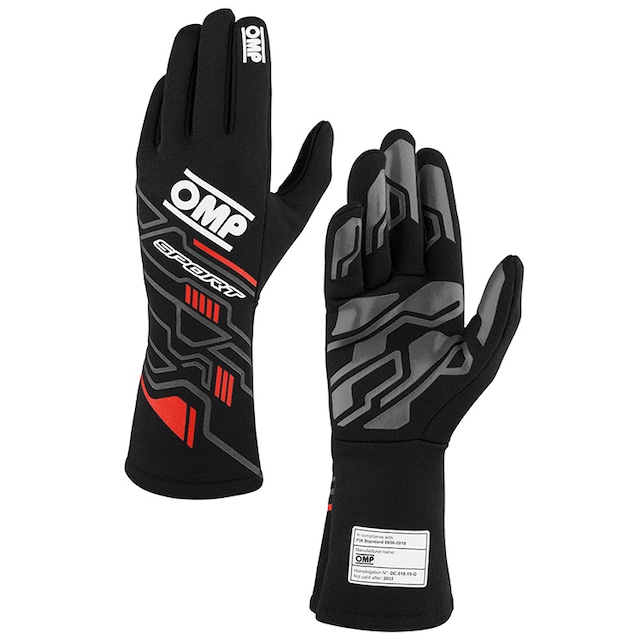 IB0-0777-A01#178 SPORT Gloves my2024 Black/fluo yellow