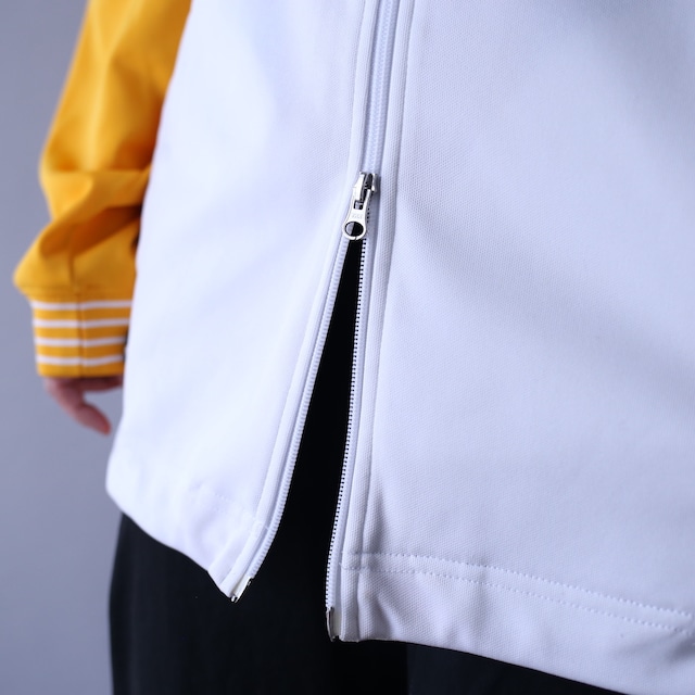 "jordan" vitamin coloring over silhouette double zip-ip jacket