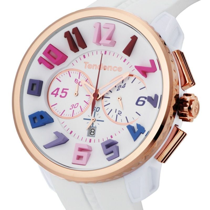 【Tendence テンデンス】TY460614 GULLIVER RAINBOW  ガリバーレインボー（ホワイト）／国内正規品 腕時計