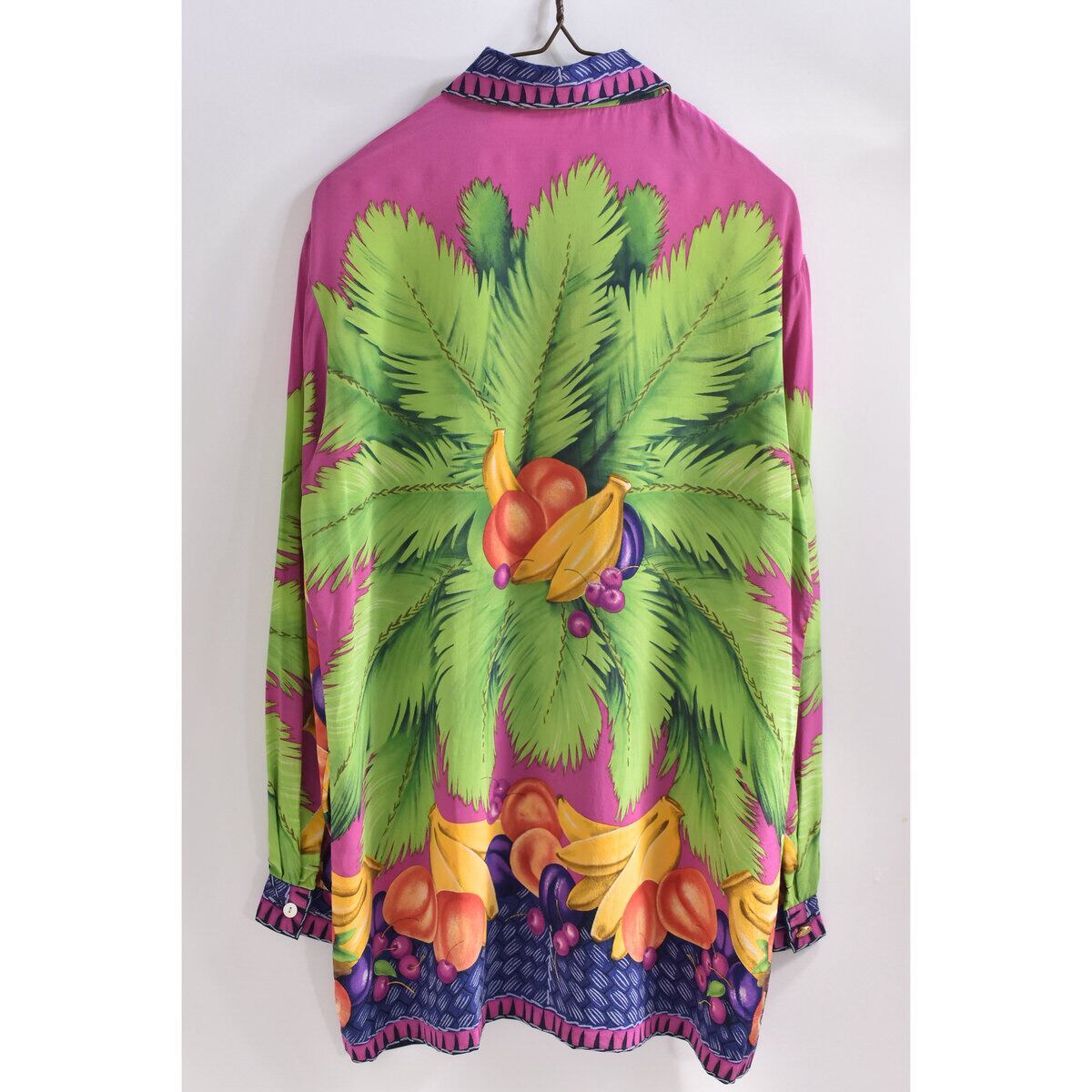 90s liz claiborne リズ・クレイボーン フルーツ柄 パネルパターン 総