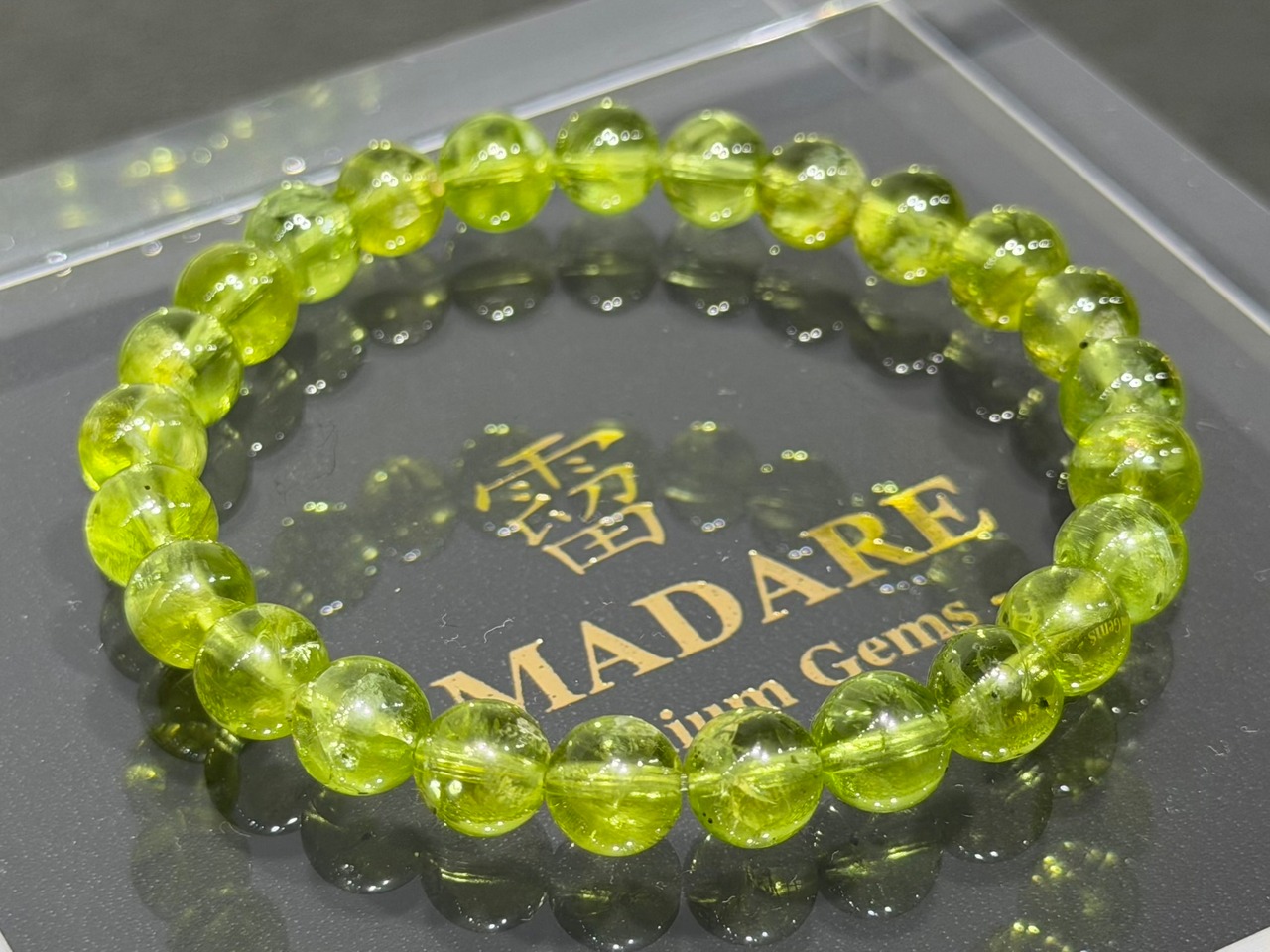 No.2336-1　【SSS】ペリドットブレスレット