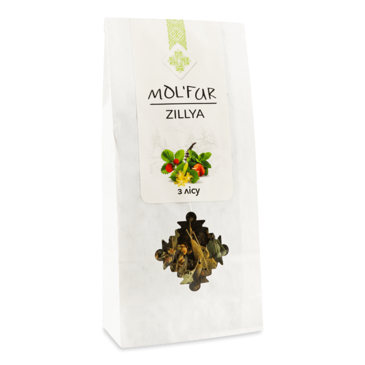 【MOLFAR】ウクライナ産ハーブティー（森のハーブティー　ヘーゼルの葉） - 1