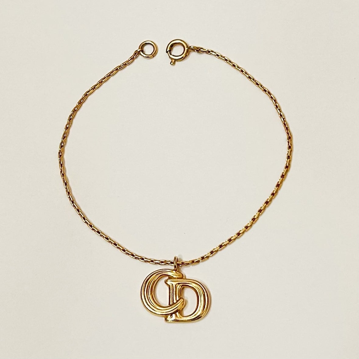 B5211】Christian Dior line logo bracelet/クリスチャンディオール