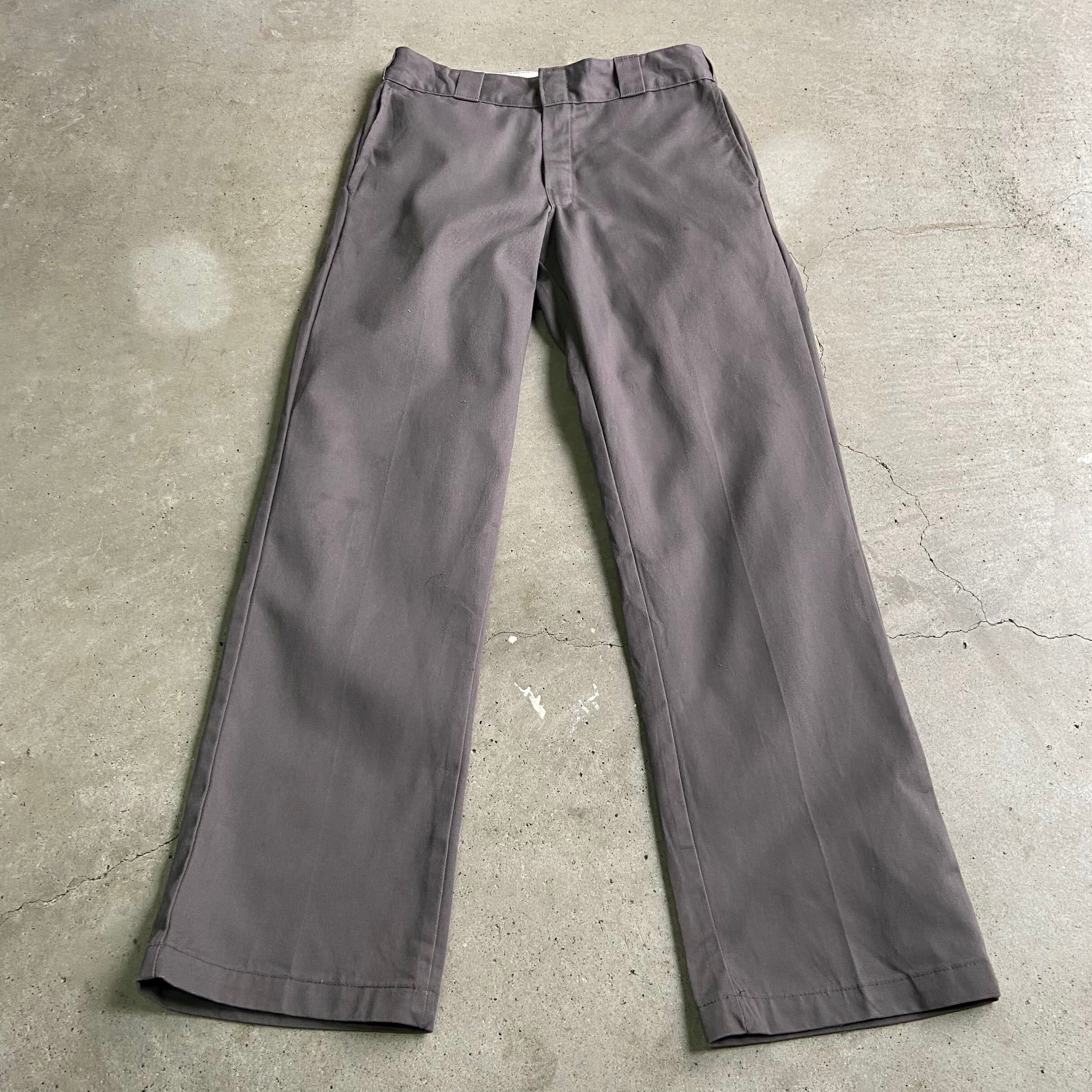 Dickies ディッキーズ 874 ワークパンツ メンズW32 古着 グレー