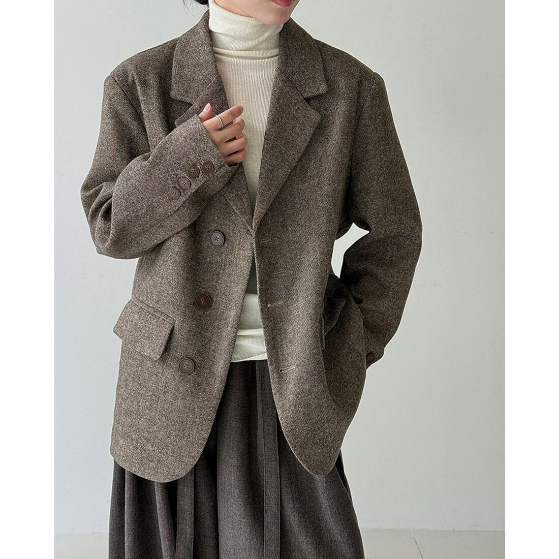 classic wool jacket j-0206