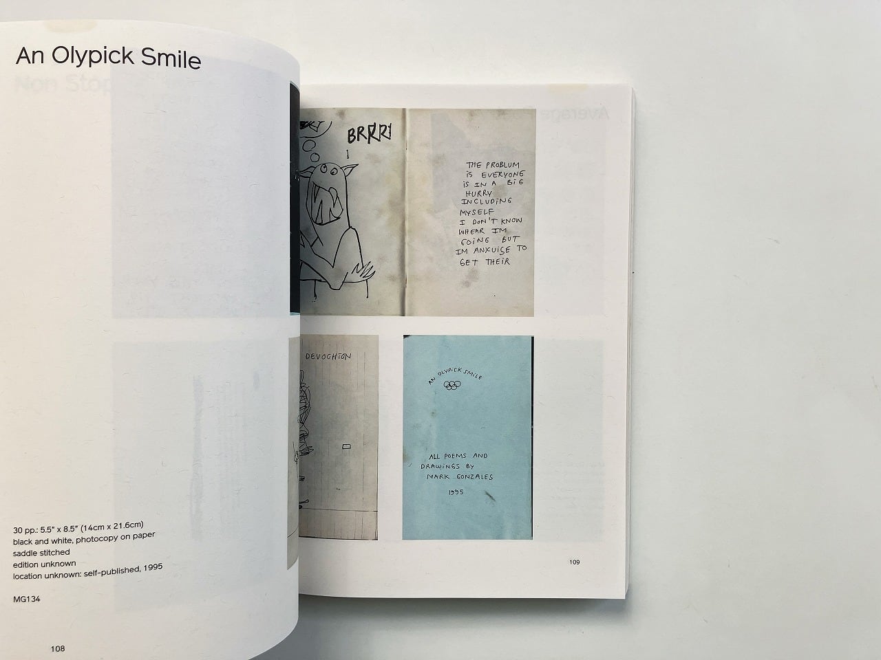 マーク・ゴンザレス Mark Gonzales | Non stop poetry : the zines of