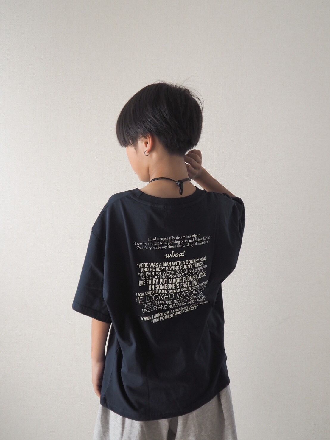 【即納-navy-】Midnight T-shirt / ASK ME ANYTHING