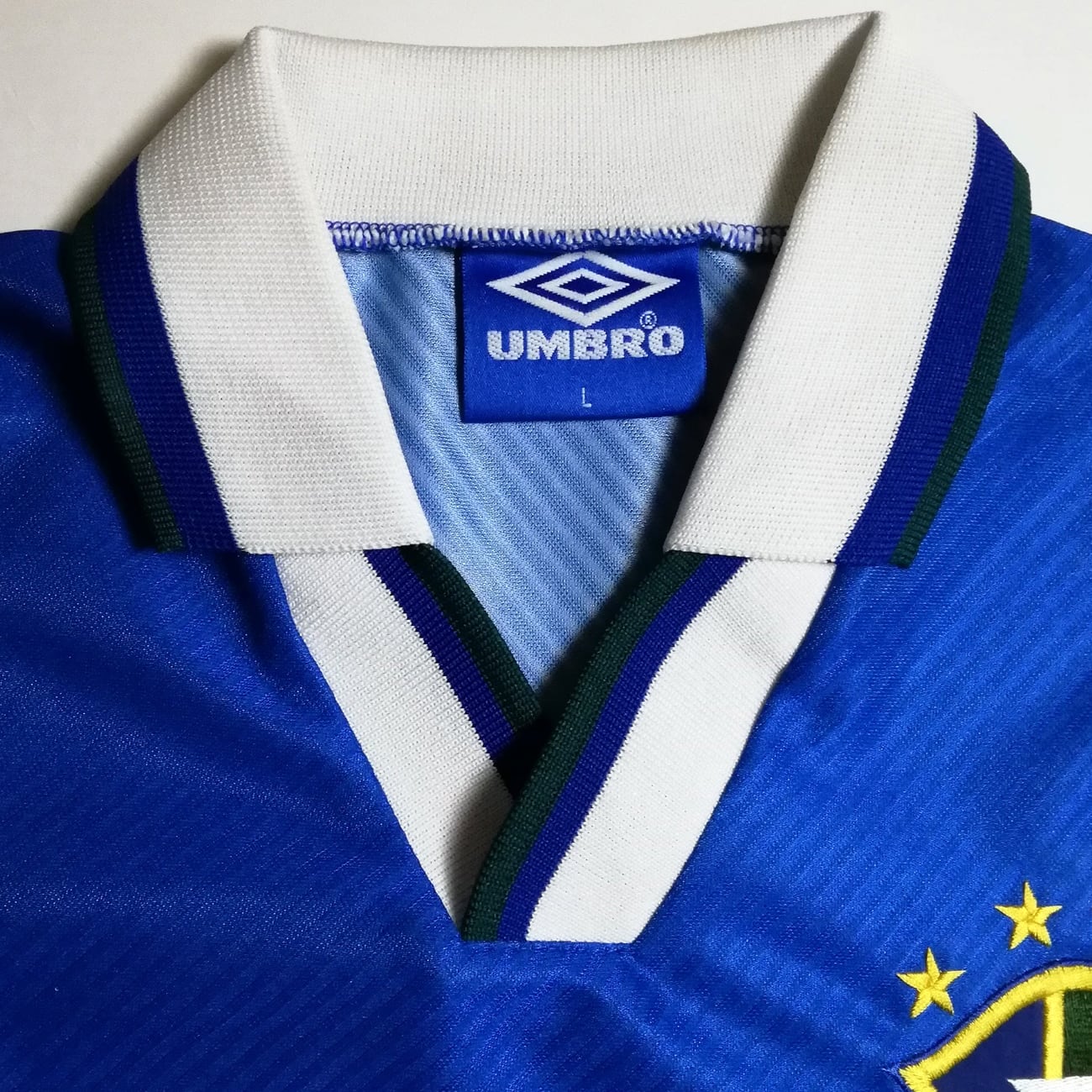 ブラジル代表 1994 Umbro アウェイ半袖 ユニフォーム 4つ星バージョン