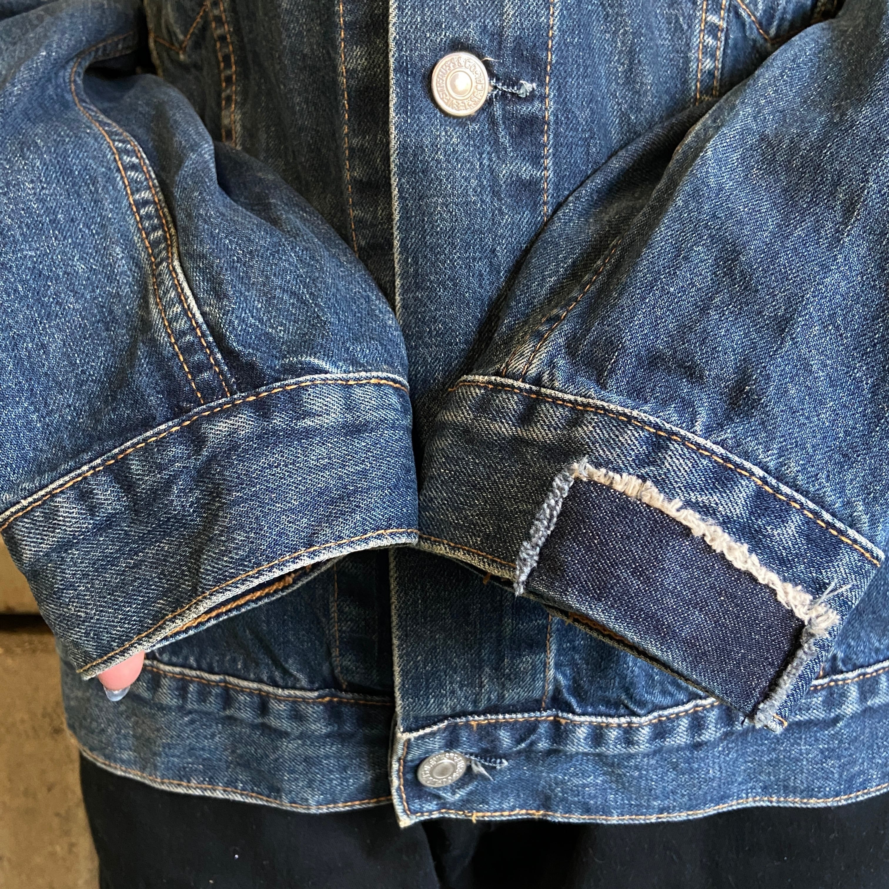 00年代 Levi's ユーロリーバイス 70500 カスタム デニムジャケット