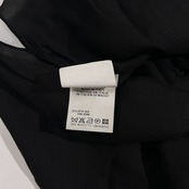 GIORGIO ARMANI ジョルジオアルマーニ ノースリーブ シルク トップス サイズ 42/ブラック/シルク100%/イタリア製