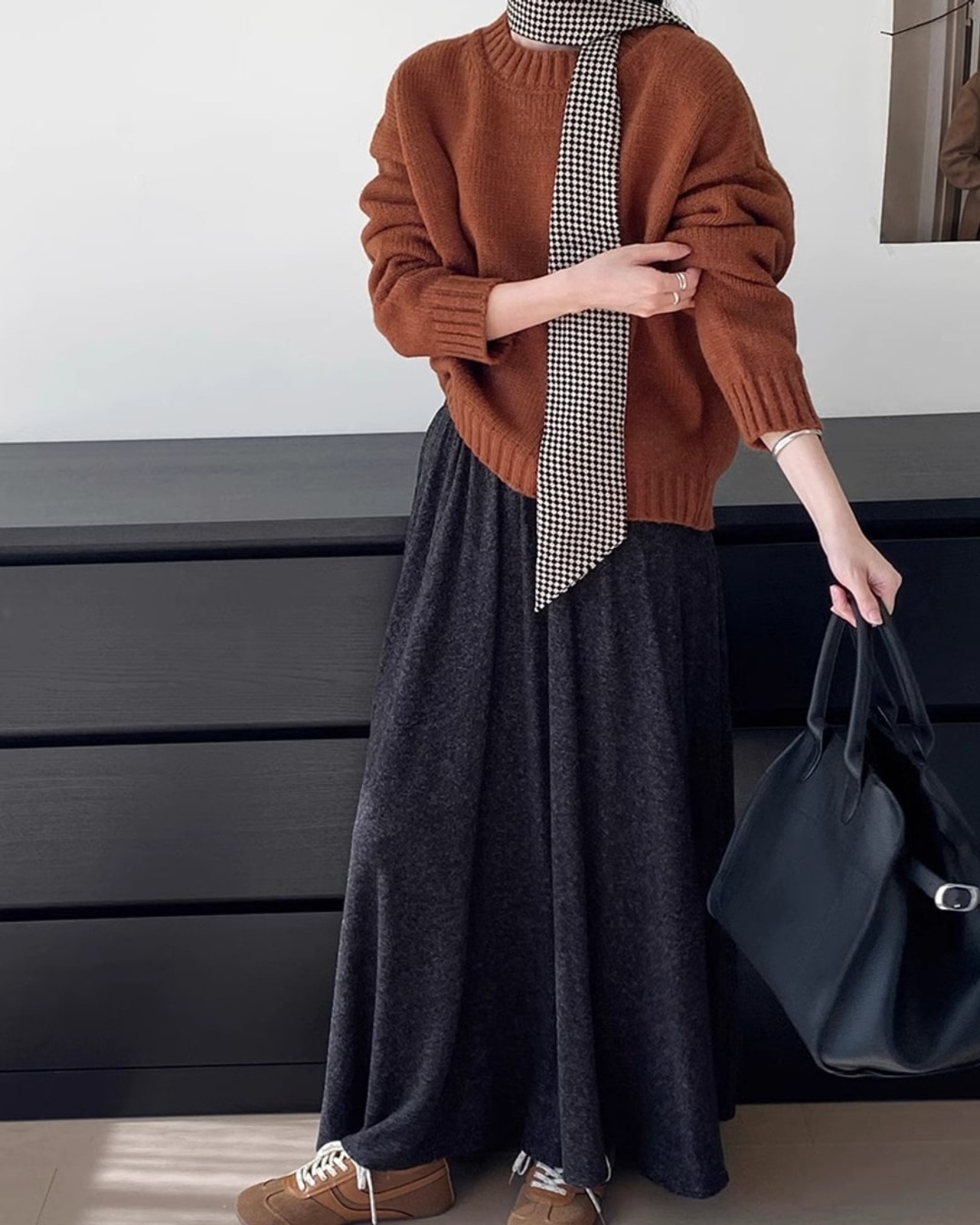 Drop shoulder Knit T20242