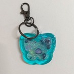 水色の蝶型バックチャーム [NM-036]