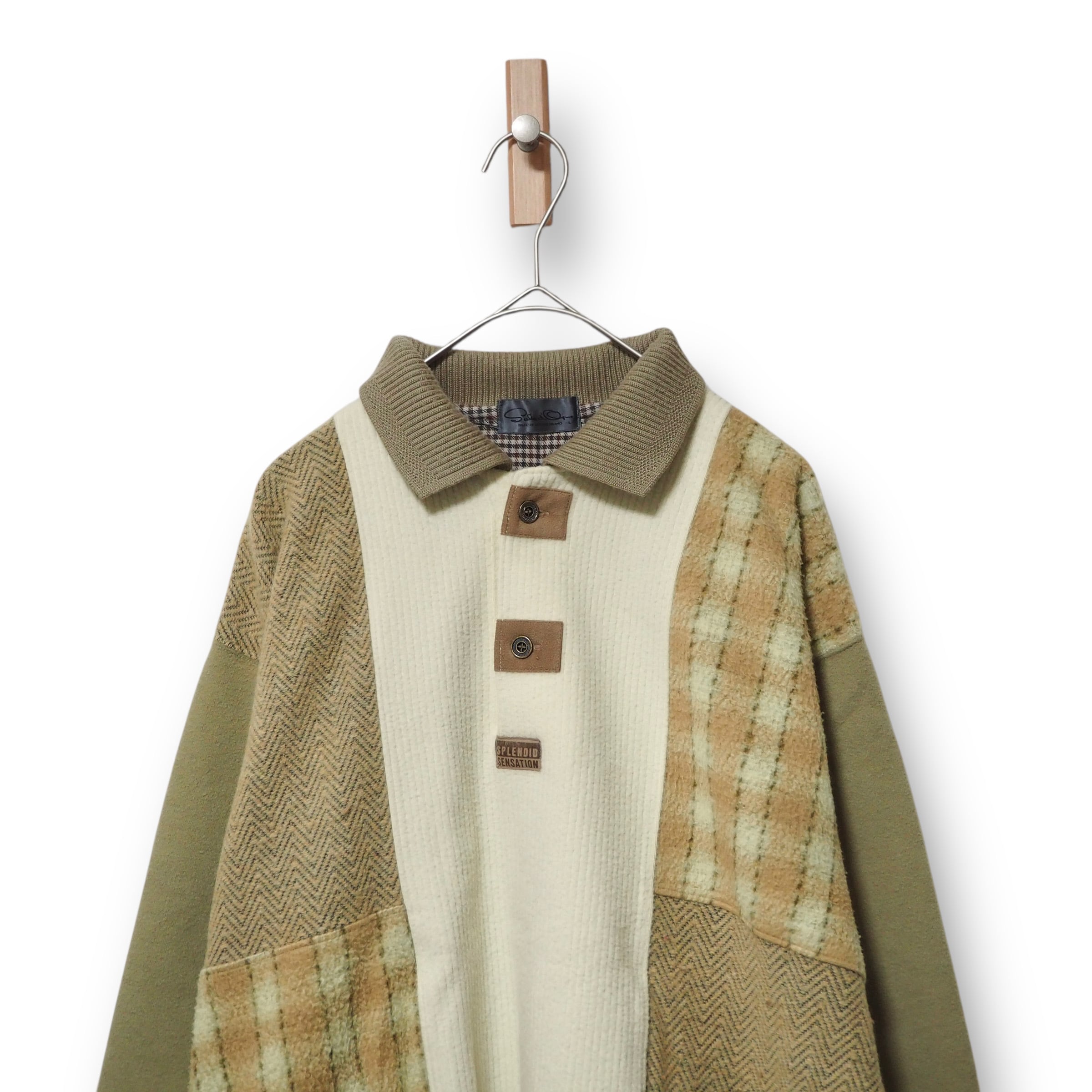 【VINTAGE】デザインポロニット