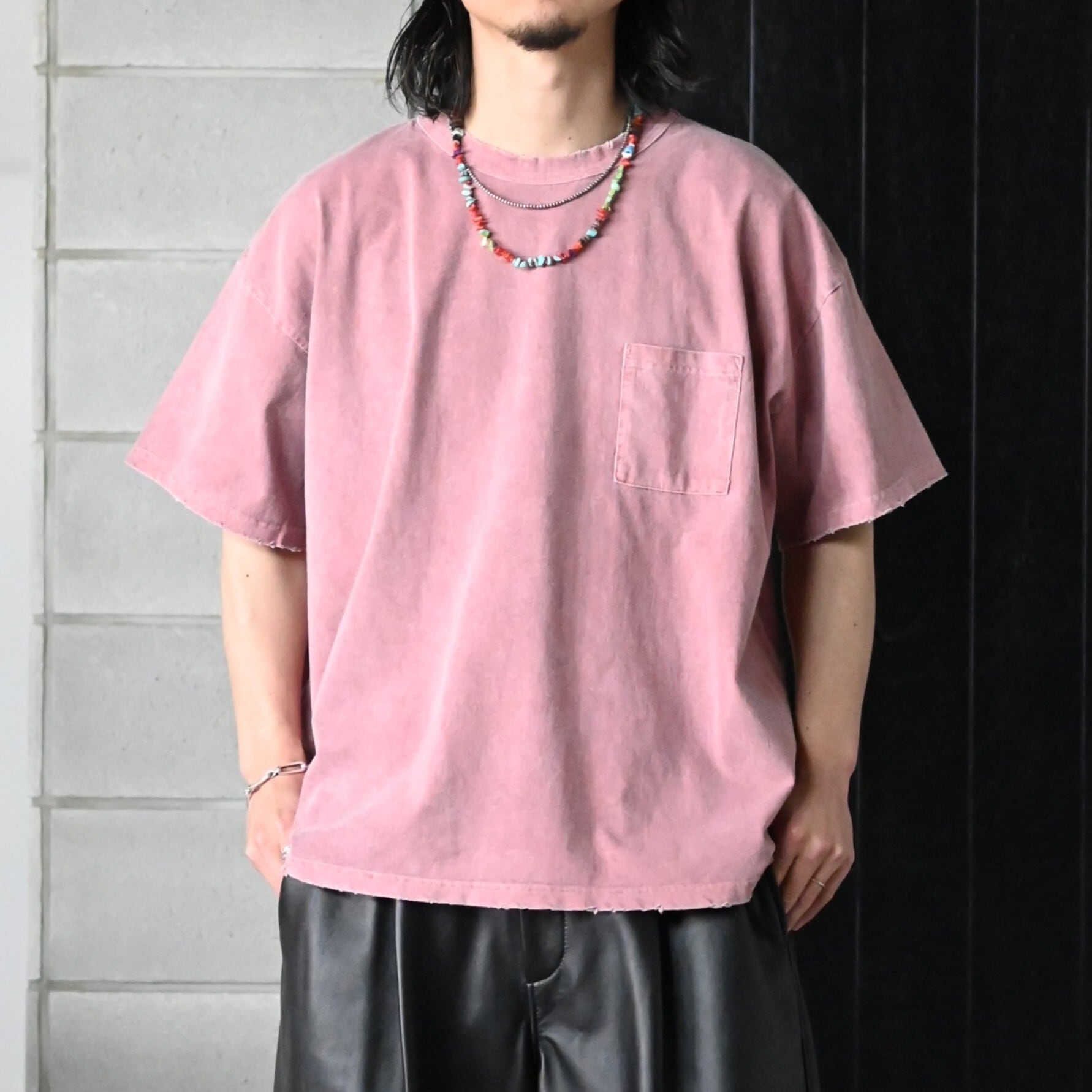 ANACHRONORM / PIGMENT DYED POCKET S/S T-S | GANKO
