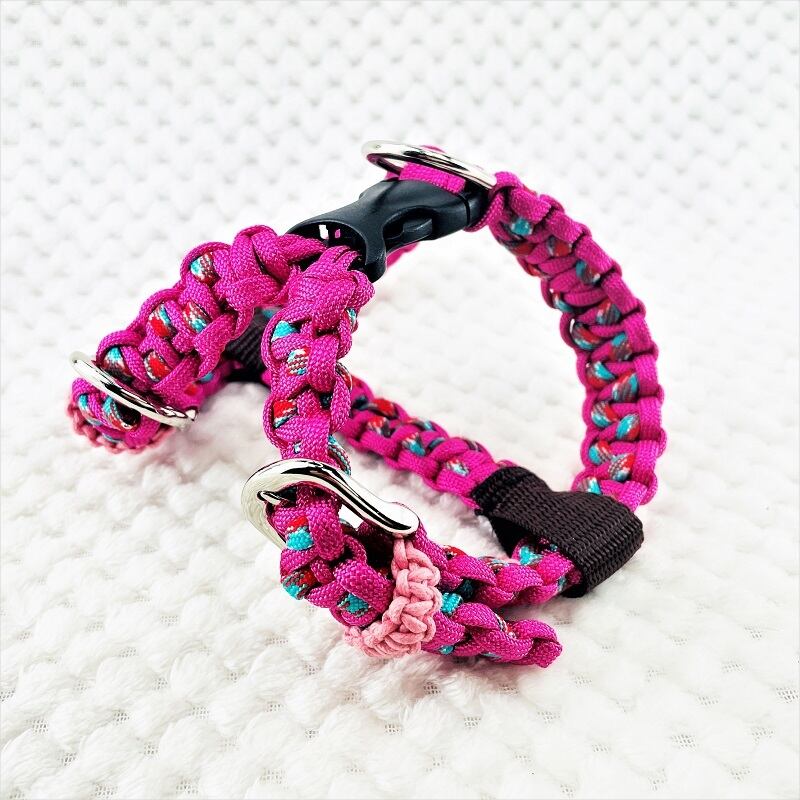 公式]パラコード#170-3マクラメ編み ハーネス No200-3 | 犬猫の皮膚に