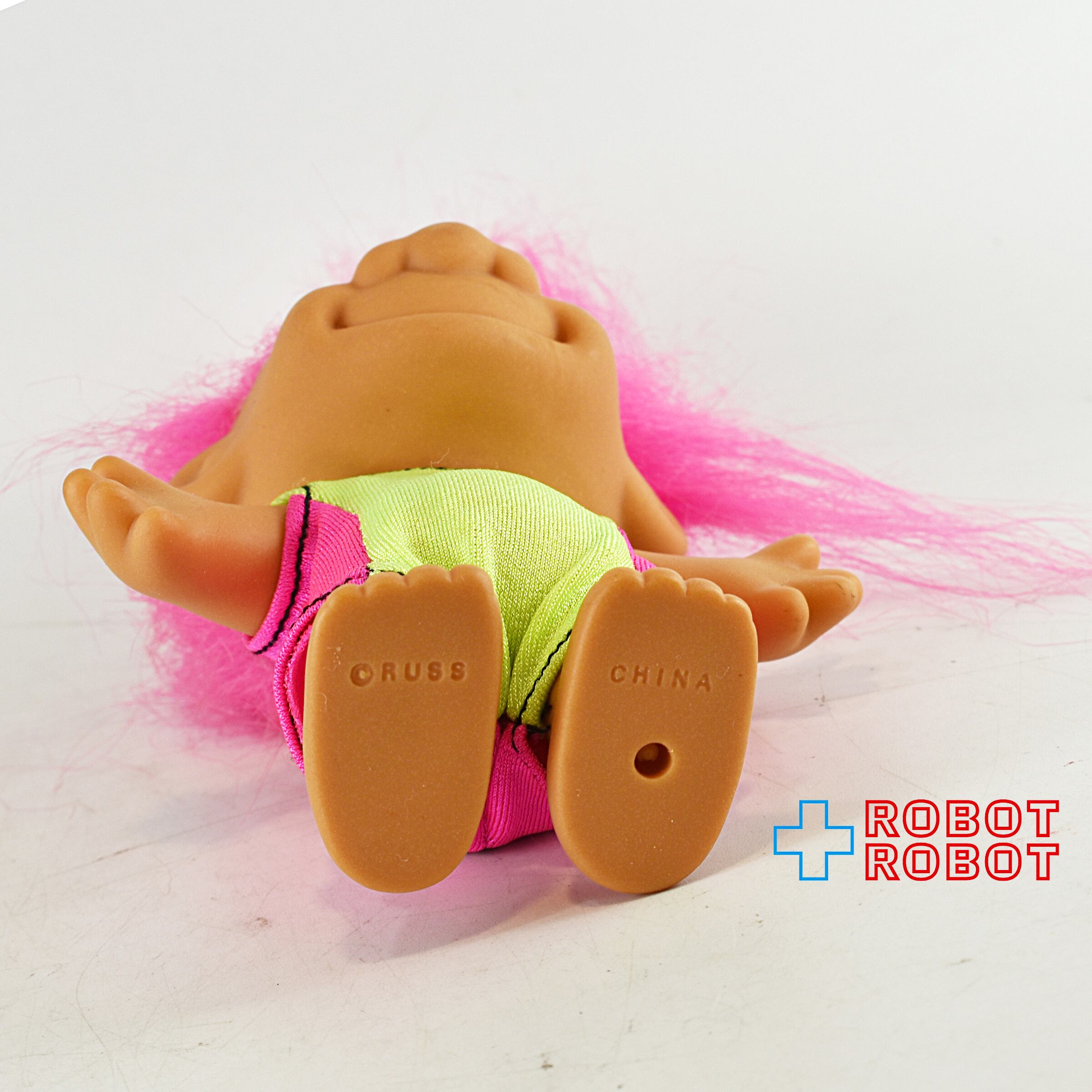 リアルヘッド　アクロカイザー　ミニ　ソフビ　フィギュア　ピンク トロール シュノーケル ピンク髪 ソフビフィギュア 10.5センチ
