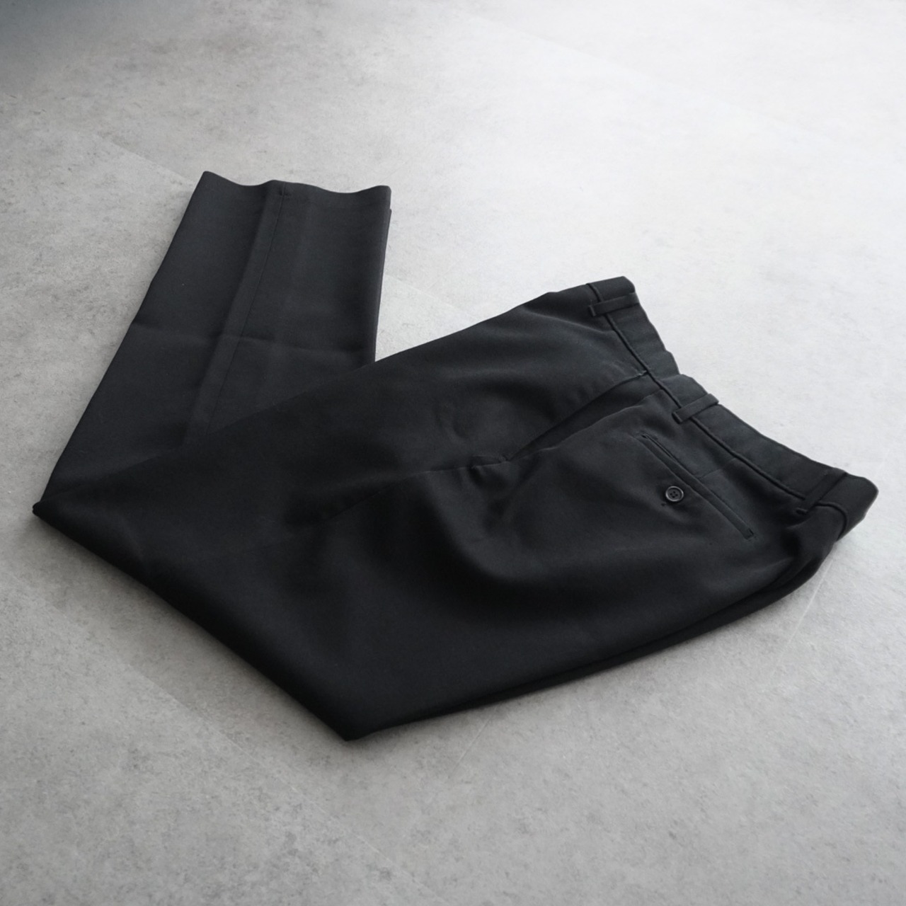 00s Levi's ACTION SLACKS BLACK [W34.5L31相当] 古着 - 1