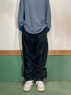 90's Nike Nylon Pants【L】(Black)