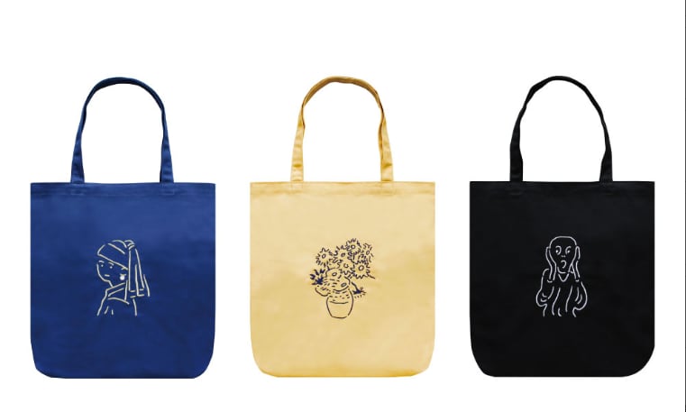 刺繍 CANVAS TOTE BAG / フェルメール | TSUGi -made & select-