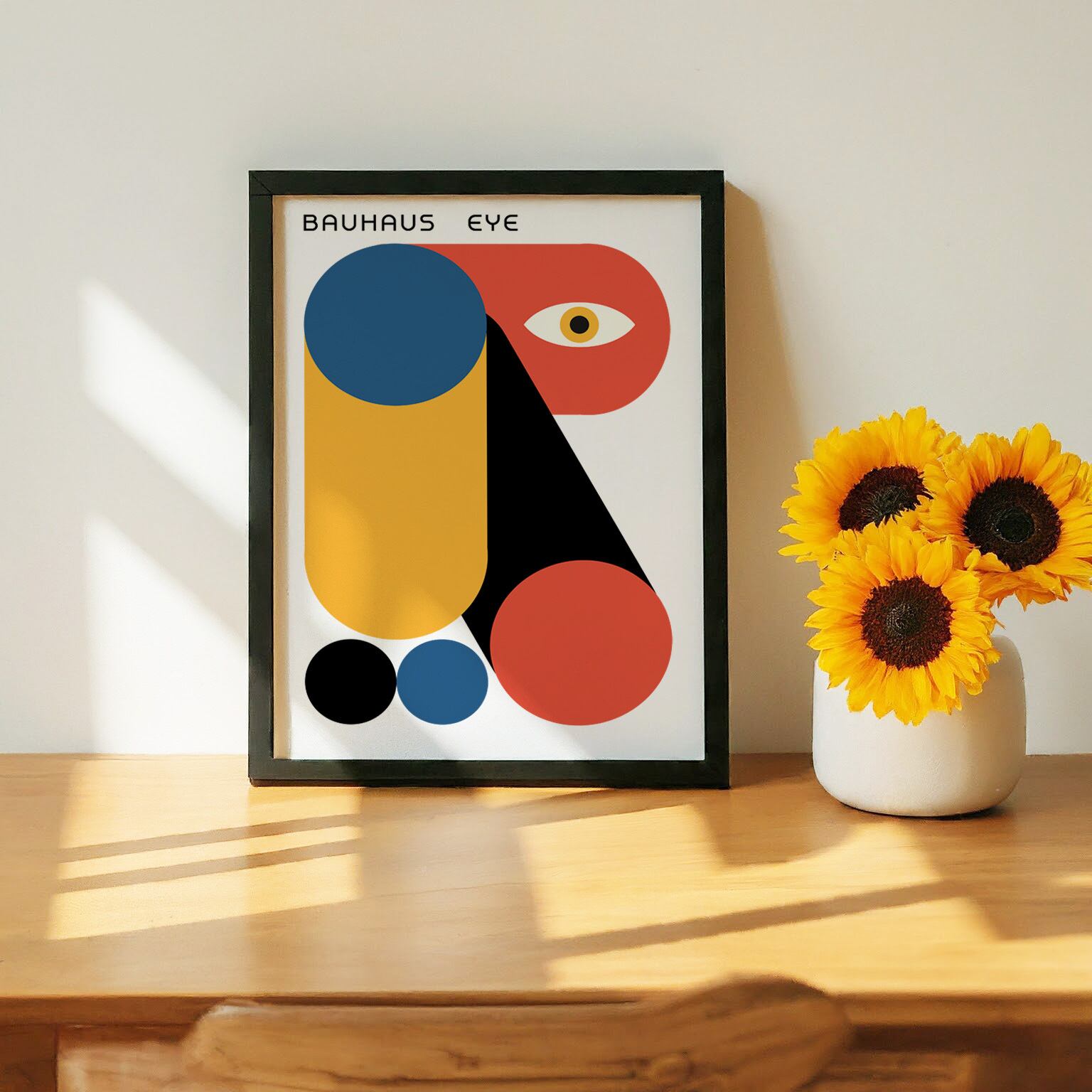 【額装済】バウハウス 建築 額縁付き アートポスター モダン インテリア Bauhaus Japan】Bauhaus building/アートポスター/モダン