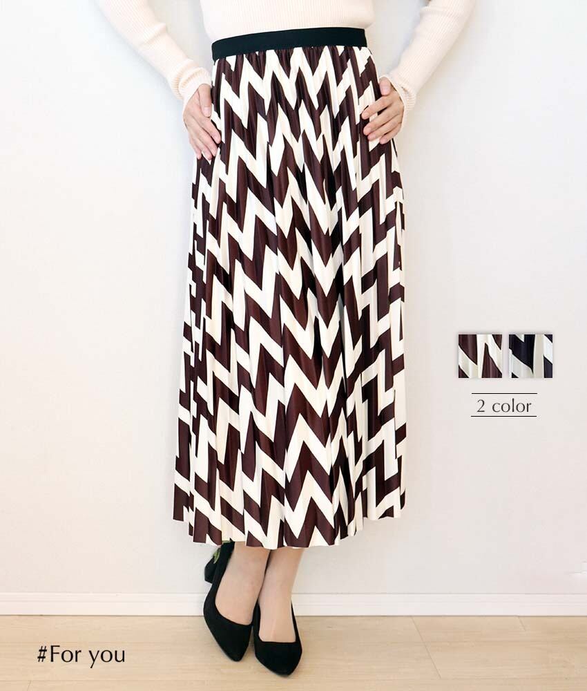 ギザギザ模様のプリーツスカート_b0042110023