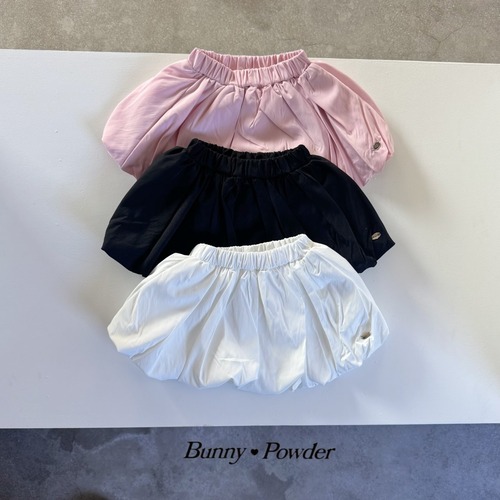 white M［即納］balloon skirt / bunny powder