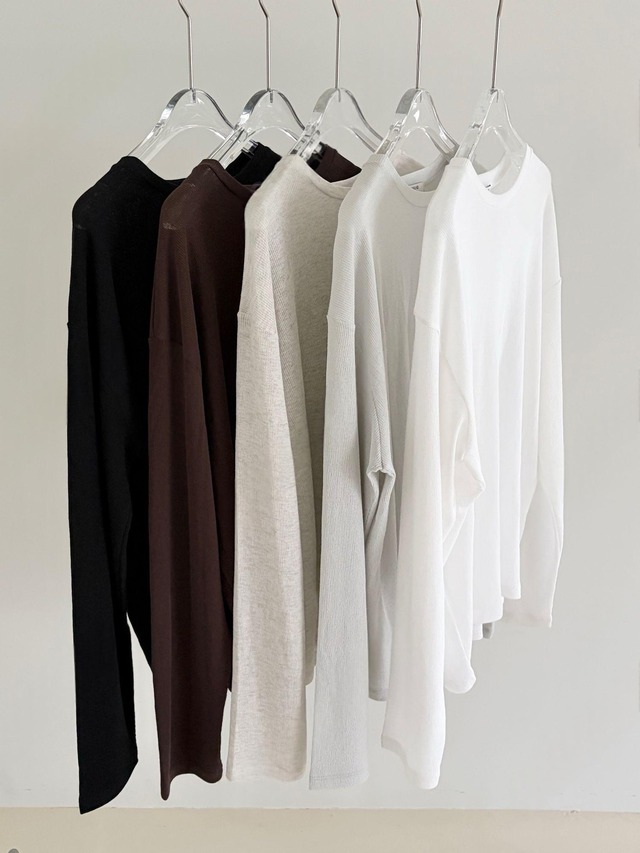 Sheer Relaxed Long Sleeve Tshirt