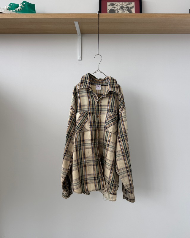 -BIG MAC- Vintage 70s XL Flannel shirt