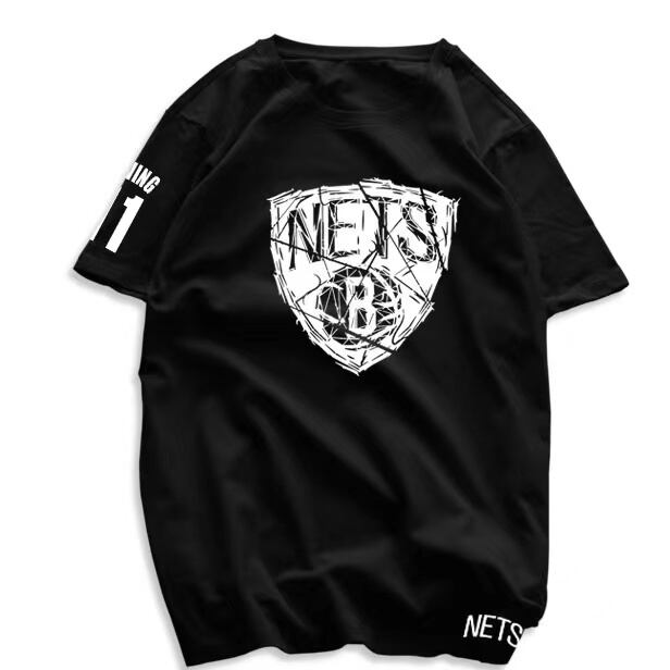 【トップス】NETS 高品質なバスケットボール半袖Tシャツ（好きな名前と数字をカスタマイズできる） 2203021735Y