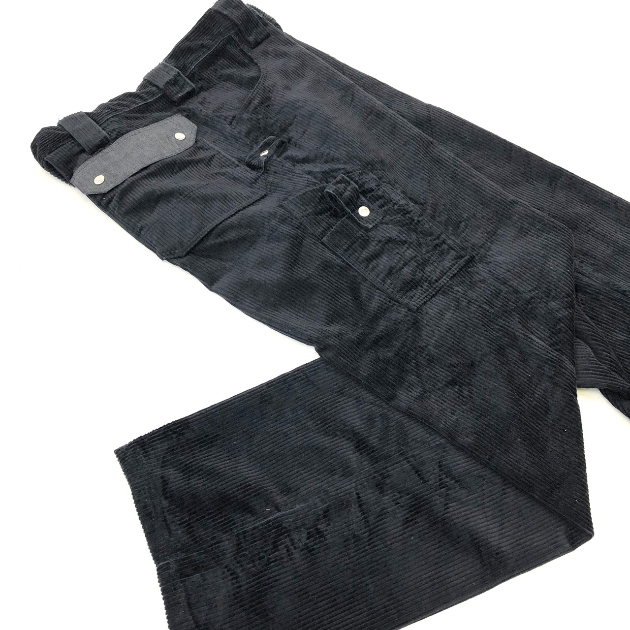 German work black corduroy ブラック コーデュロイ 太畝 ジャーマン 