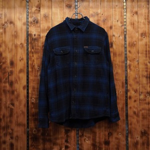 orvis ネルシャツ ジャケット M/オービス 青黒