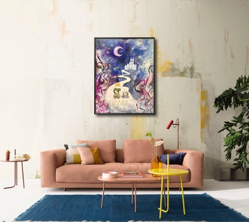 「新たなステージへ」To the new stage 絵画