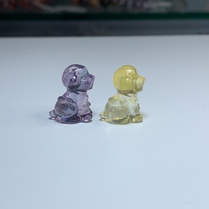 14.ペア☆可愛いフローライト･トイプードル