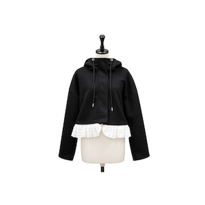 Frill docking hoodie jacket