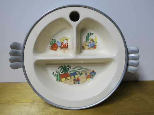 Excello Divided Baby Plate 1950's