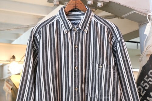 90's BASIC EDITIONS by Kmart multi-stripe cotton Shirt | GARYO