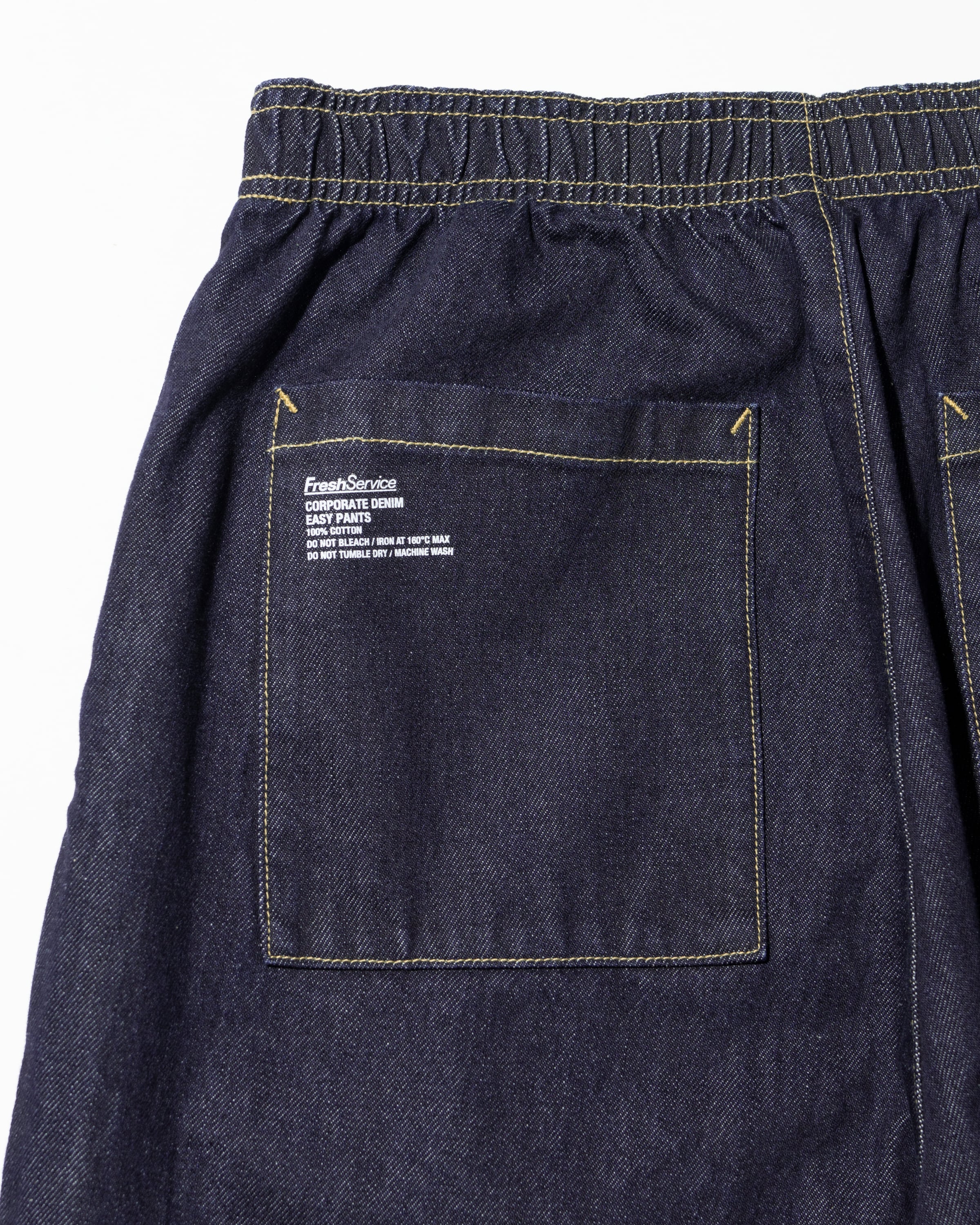 FreshService CORPORATE DENIM EASY PANTS(ONE WASH) | HUMAN and THINGS
