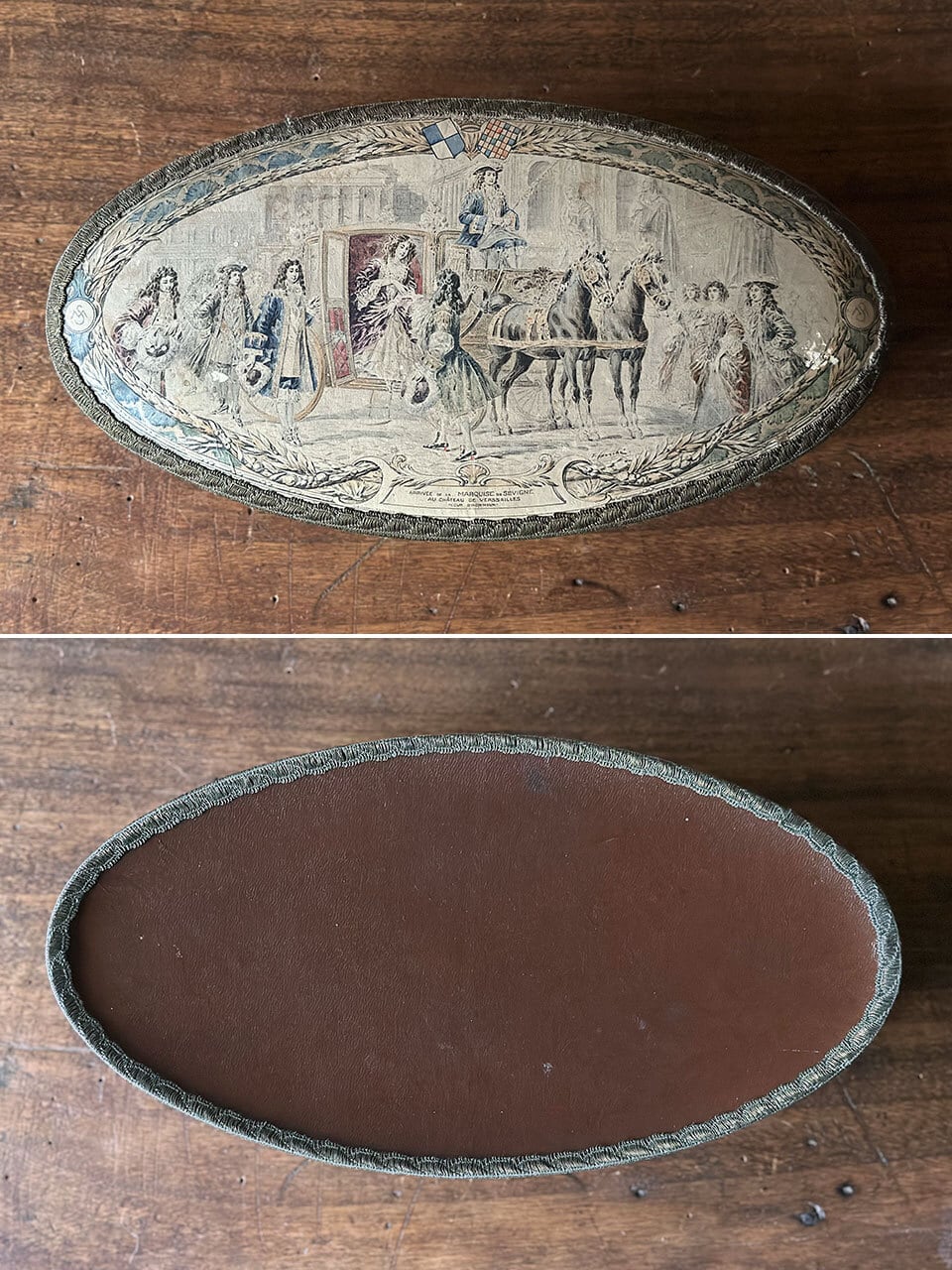 チョコレートの紙箱 オーバル A la Marquise de Sévigné | Brocante de