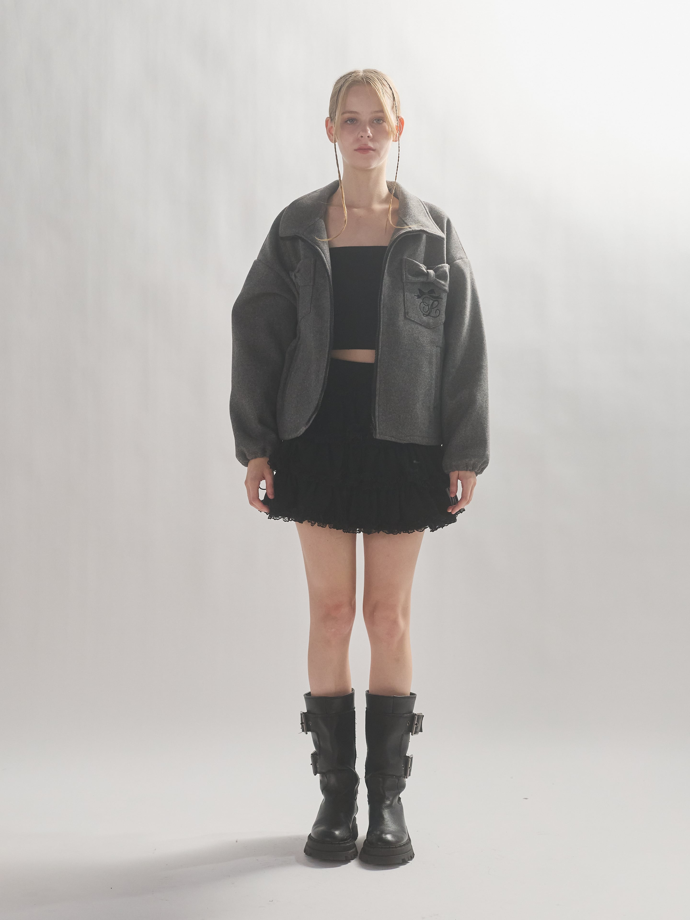 再入荷♡フリルスウェットレースショートパンツ | lilLilly official