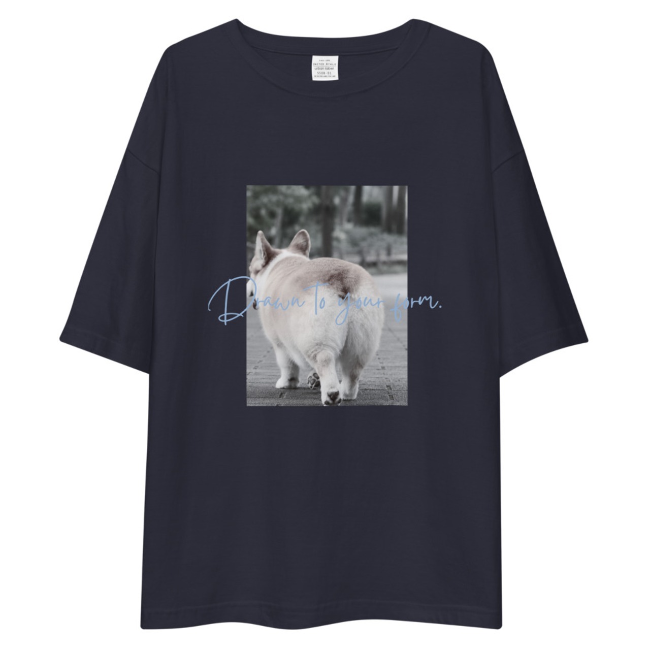 YOUR FORM Big silhouette Tee　[T0044]