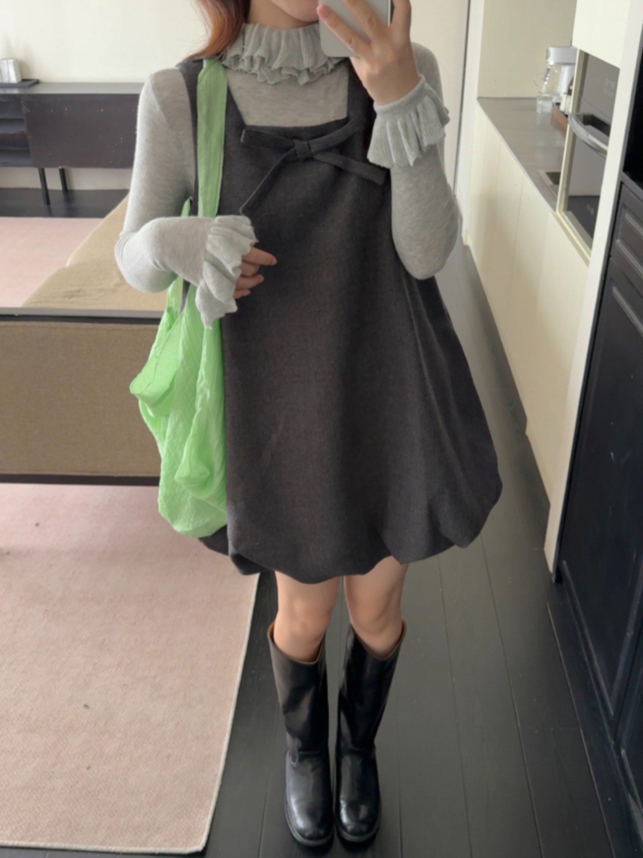 フリルタートルネック LK1760