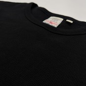 AVIREX アヴィレックス サーマル 長袖Tシャツ カットソー ストレッチ サイズ M /ブラック