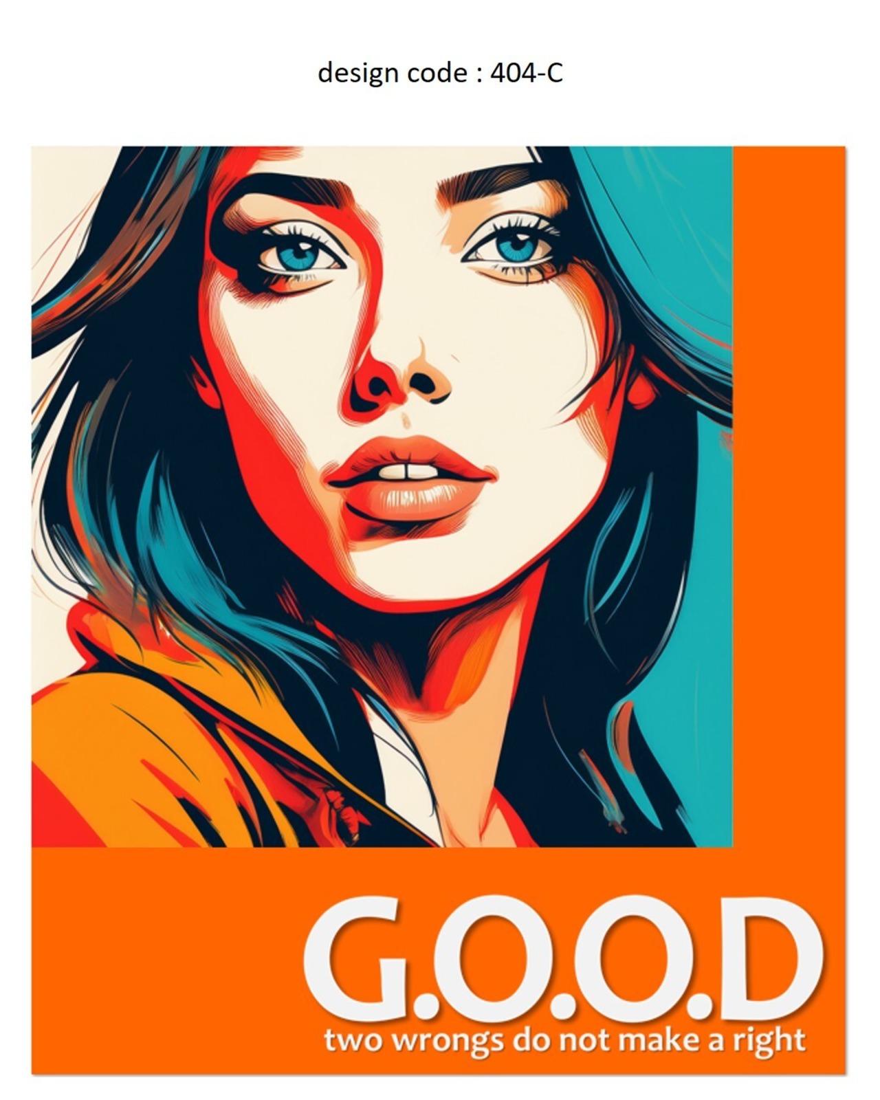 T-shirt x 404-C・画像3