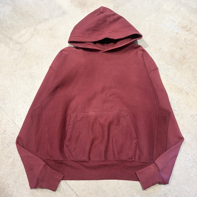 2000s CHAMPION REVERSE WEAVE SWEAT PARKA BURGUNDY