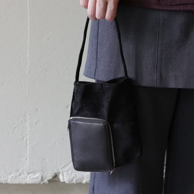 ED ROBERT JUDSON (エドロバートジャドソン) PARALLEL - MAGIC PURSE BAG_S 【MICRO GRAIN BLACK】