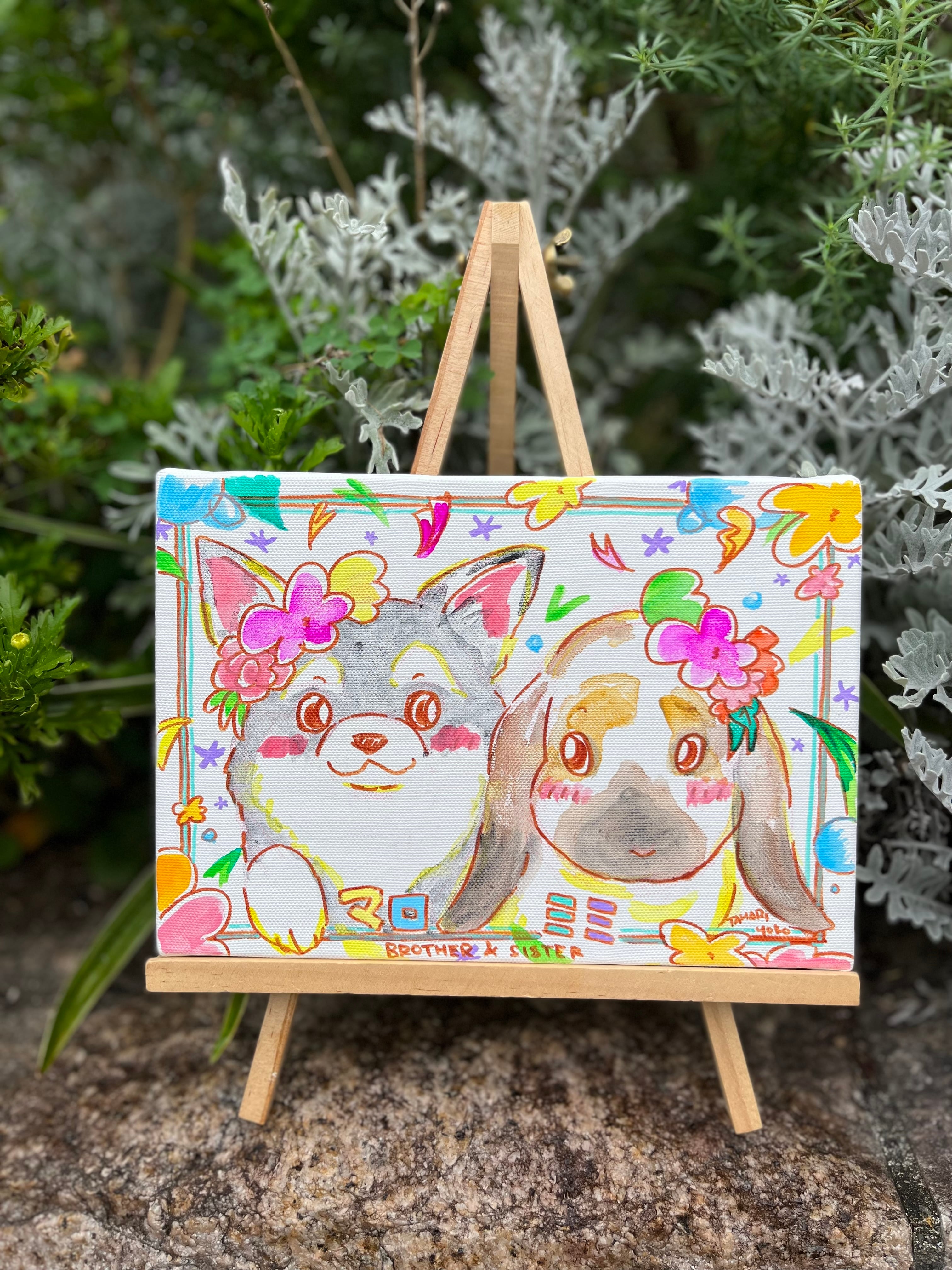 【キャンバスS】コンパクトで飾りやすい＆送りやすい作品