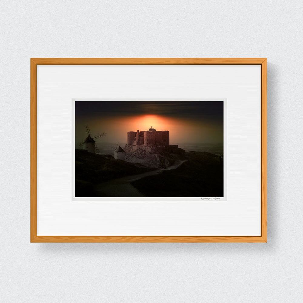 シエスタの夢 #004 Consuegra ■額縁サイズ(太子)378㎜×288㎜