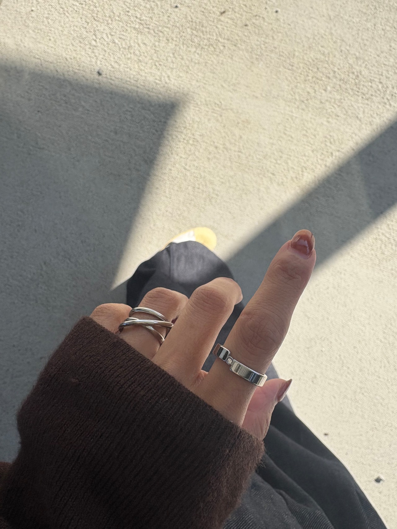 one stone point ring